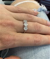 Ring Giorgio Visconti Woman in White Gold Diamante 0.57 Ct ABX12311 - ABX12311